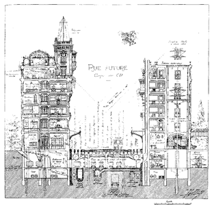 la Rue Future, Eugène Henard